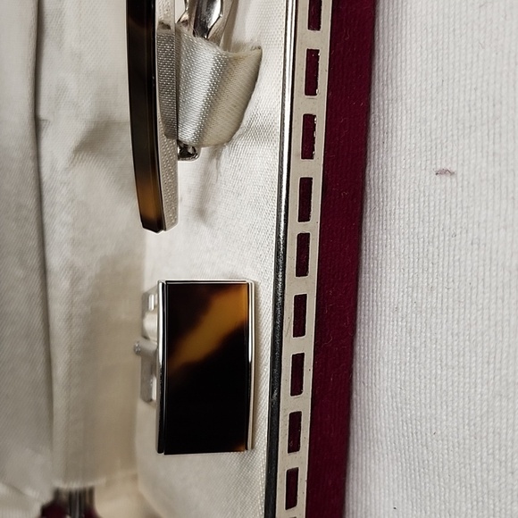 Universal Cufflinks set silver tone - Picture 4 of 5